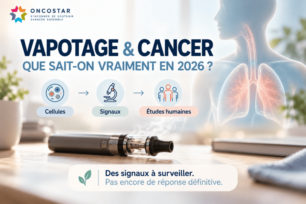 Vapotage et cancer : ce que les nouvelles études montrent… et ce qu’elles ne prouvent pas